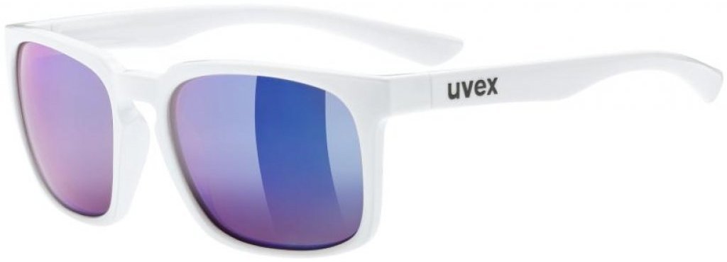 Lunettes vélo UVEX LGL 35 CV White-Colorvision Mirror Blue Outdoor S3