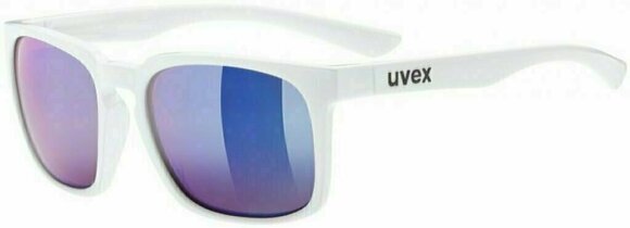 Cyklistické okuliare UVEX LGL 35 CV White-Colorvision Mirror Blue Outdoor S3 - 1