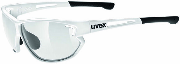Occhiali da ciclismo UVEX Sportstyle 810 V White-Variomatic Smoke S0-S3 - 1