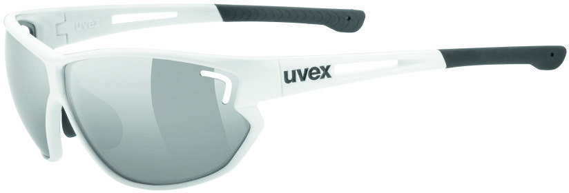 Cycling Glasses UVEX Sportstyle 810 White-Litemirror Silver S3