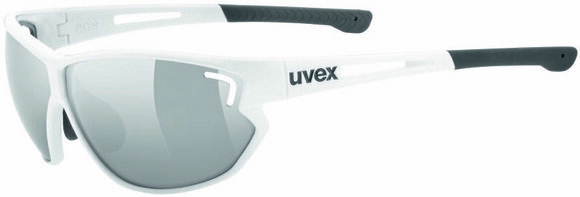 Okulary rowerowe UVEX Sportstyle 810 White-Litemirror Silver S3 - 1