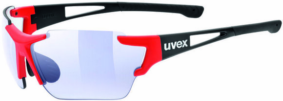 Occhiali da ciclismo UVEX Sportstyle 803 Race VM Black Red Mat - 1