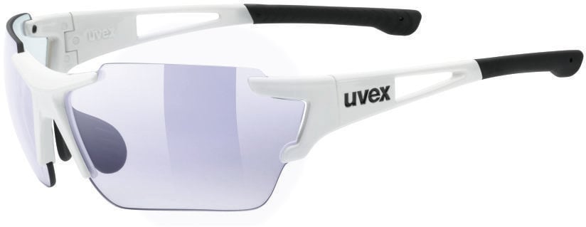 Óculos de ciclismo UVEX Sportstyle 803 Race VM White/Litemirror Blue Óculos de ciclismo