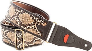 Guitar strap RightOnStraps Snake II Guitar strap Beige