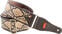 Leather guitar strap RightOnStraps Snake II Leather guitar strap Beige
