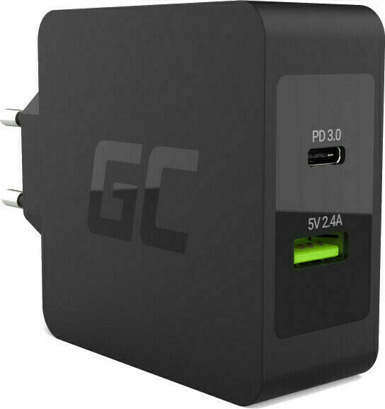 Zasilacz sieciowy Green Cell CHAR10 Charger USB-C 45W PD