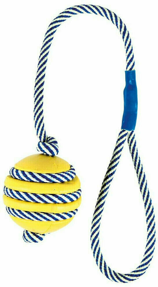 Jucărie Trixie Ball With Phosphorescent Rope Minge pentru câini 5 cm Jucărie