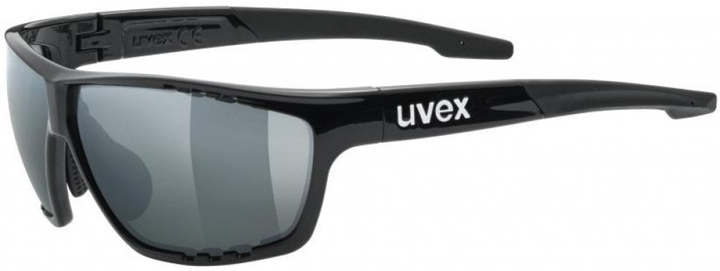 Cycling Glasses UVEX Sportstyle 706 Black/Litemirror Silver Cycling Glasses