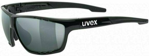 Cykelglasögon UVEX Sportstyle 706 Black/Litemirror Silver Cykelglasögon - 1