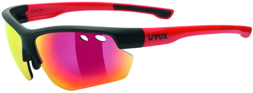 Uvex Sportstyle 115 Sportbrille mit Wechselgläser black mat 