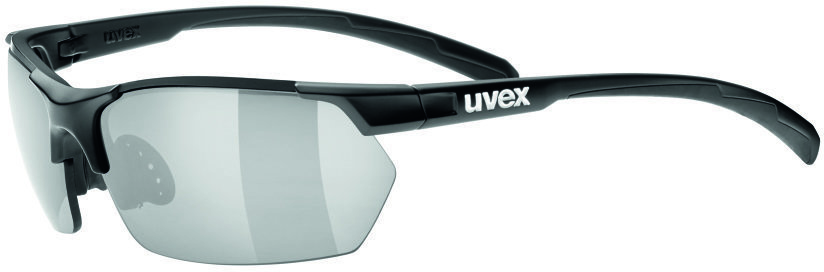 Gafas de ciclismo UVEX Sportstyle 114 Black Mat/Litemirror Orange/Litemirror Silver/Clear Gafas de ciclismo