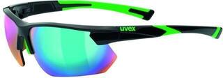 UVEX Sportstyle 221 Black Green-Mirror Green S3 UVEX Sportstyle 221 Black Green-Mirror Green S3