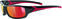 Óculos de desporto UVEX Sportstyle 211 Black Red/Mirror Red