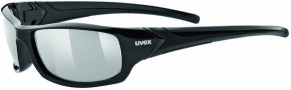 Gafas deportivas UVEX Sportstyle 211 Black/Litemirror Silver - 1