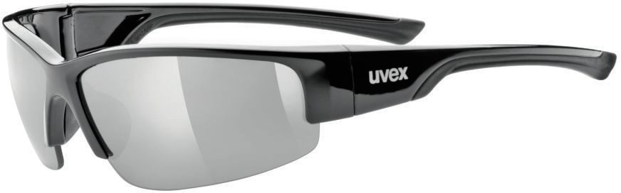 Kerékpáros szemüveg UVEX Sportstyle 215 Black/Litemirror Silver Kerékpáros szemüveg
