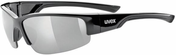 Cycling Glasses UVEX Sportstyle 215 Black/Litemirror Silver Cycling Glasses - 1
