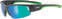 Kerékpáros szemüveg UVEX Sportstyle 215 Black Mat/Green/Mirror Green Kerékpáros szemüveg