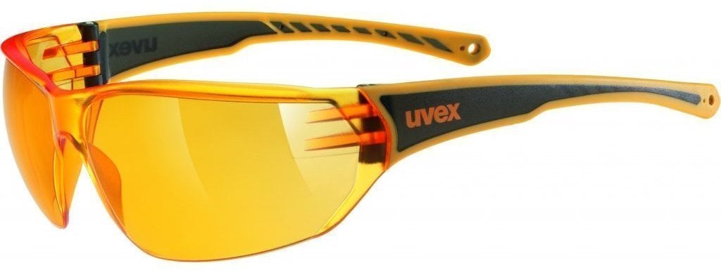 Cyklistické brýle UVEX Sportstyle 204 Orange/Orange (S1) Cyklistické brýle