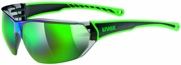 Cycling Glasses UVEX Sportstyle 204 Black Green - 1