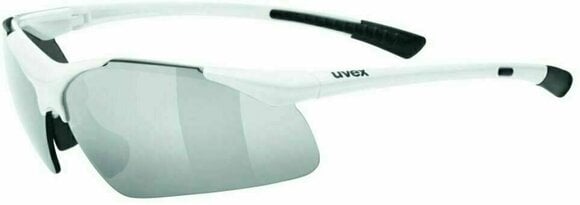 Cycling Glasses UVEX Sportstyle 223 White/Litemirror Silver Cycling Glasses - 1