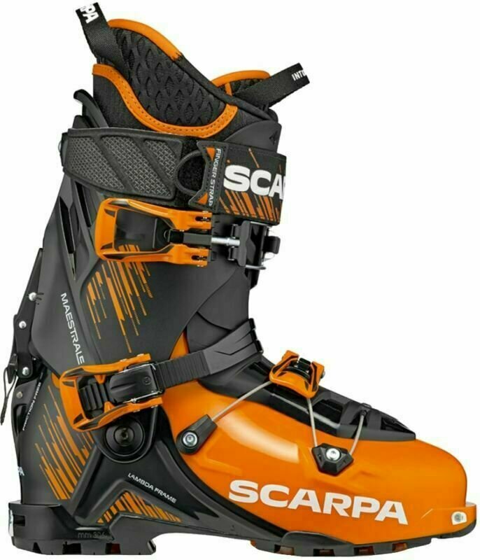 Botas de esqui de montanha Scarpa Maestrale 110 Black/Orange 26,5