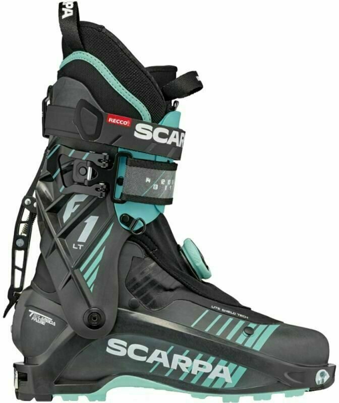 Botas de esqui de montanha Scarpa F1 LT 100 Carbon/Aqua 23,0