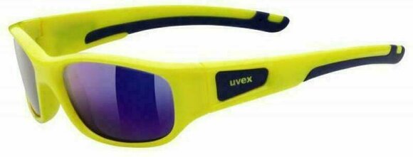 Cykelbriller UVEX Sportstyle 506 Yellow-Mirror Blue S3 - 1