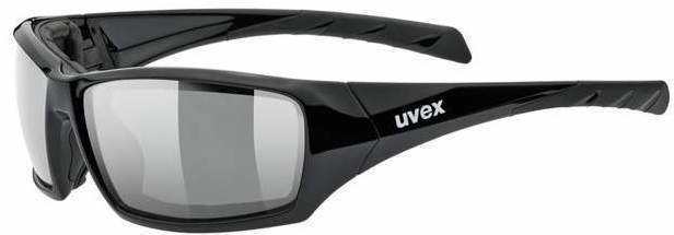 Cycling Glasses UVEX Sportstyle 308 Black-Mirror Silver S3