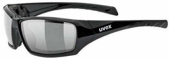 Kerékpáros szemüveg UVEX Sportstyle 308 Black-Mirror Silver S3 - 1