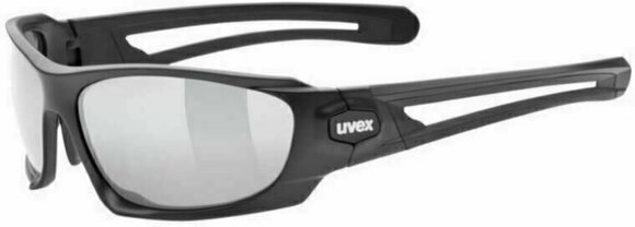 Cycling Glasses UVEX Sportstyle 306 Black Mat-Mirror Silver S4 - 1