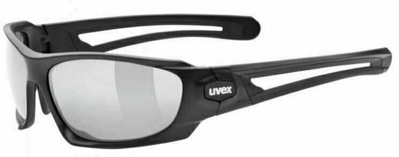 Cycling Glasses UVEX Sportstyle 306 Black Mat-Mirror Silver S3 - 1