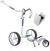 Chariot de golf électrique Jucad Racing White SET Chariot de golf électrique