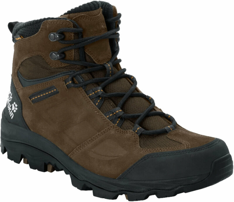 Mens Outdoor Shoes Jack Wolfskin Vojo 3 WT Texapore Mid Brown/Phantom 40 Mens Outdoor Shoes