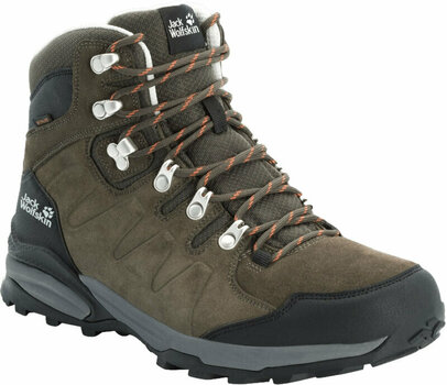 Pantofi trekking de bărbați Jack Wolfskin Refugio Texapore Mid Khaki/Phantom 40,5 Pantofi trekking de bărbați - 1