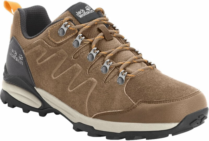 Dámské outdoorové boty Jack Wolfskin Refugio Texapore Low W Brown/Apricot 39 Dámské outdoorové boty