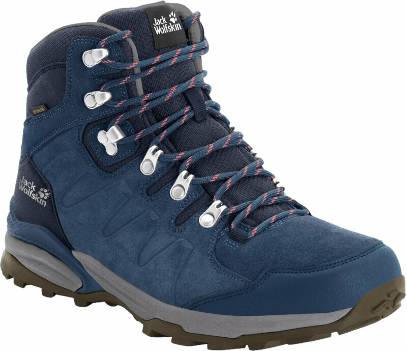 Jack Wolfskin Női túracipők Refugio Texapore Mid W Dark Blue/Grey 43