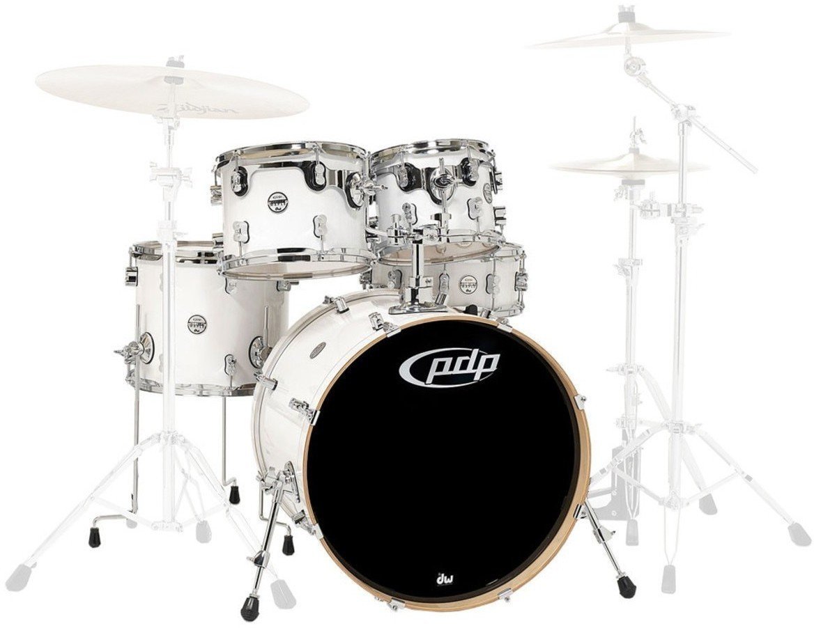 Set Batteria Acustica PDP by DW Concept Shell Pack 5 pcs 20" Pearlescent White
