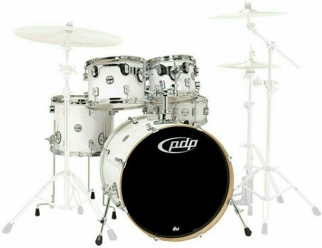 Akustická bicí souprava PDP by DW Concept Shell Pack 5 pcs 20" Pearlescent White - 1