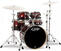 Akoestisch drumstel PDP by DW Concept Set 5 pcs 20" Red to Black Sparkle Fade