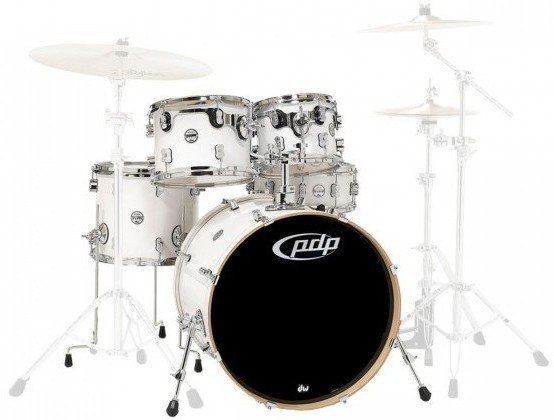 Akustická bicí souprava PDP by DW Concept Shell Pack 5 pcs 22" Pearlescent White