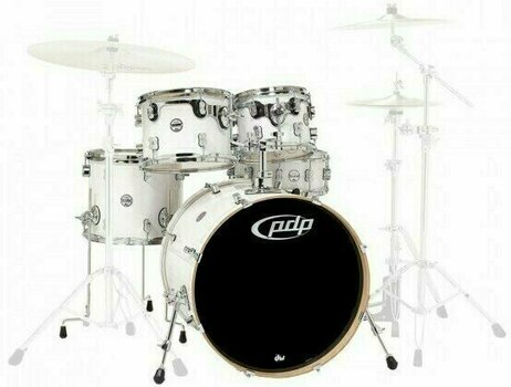 Akustická bicí souprava PDP by DW Concept Shell Pack 5 pcs 22" Pearlescent White - 1