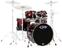 Akustická bicí souprava PDP by DW Concept Shell Pack 5 pcs 22" Red to Black Sparkle