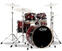 Akoestisch drumstel PDP by DW Concept Set 5 pcs 22" Red to Black Sparkle Fade