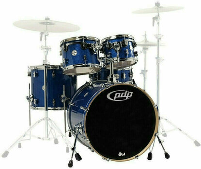 Akustik-Drumset PDP by DW Concept Shell Pack 5 pcs 22" Blue Sparkle - 1