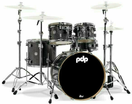 Akoestisch drumstel PDP by DW Concept Set 5 pcs 22" Black Sparkle - 1