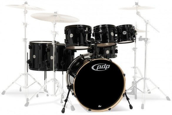 Akustik-Drumset PDP by DW Concept Shell Pack 7 pcs 22" Pearlescent Black