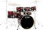 Set de tobe acustice PDP by DW Concept Shell Pack 7 pcs 22" Red To Black Fade