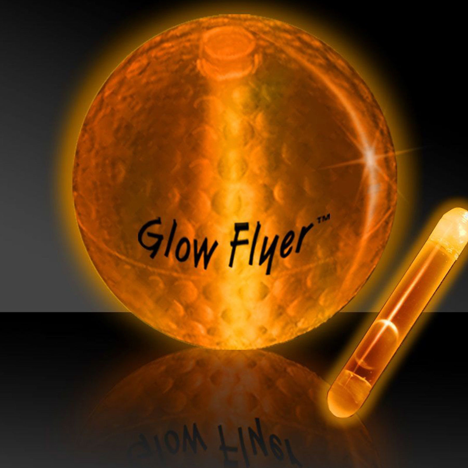 Golfová loptička Masters Golf Glow Flyer - Golf Ball Orange