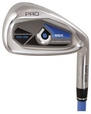 Kij golfowy - želazo Masters Golf MKids Pro 7 Iron Right Hand Blue 61in - 155cm