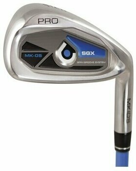 Kij golfowy - želazo Masters Golf MKids Pro 7 Iron Right Hand Blue 61in - 155cm - 1